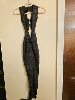 Black Cutout Jumpsuit